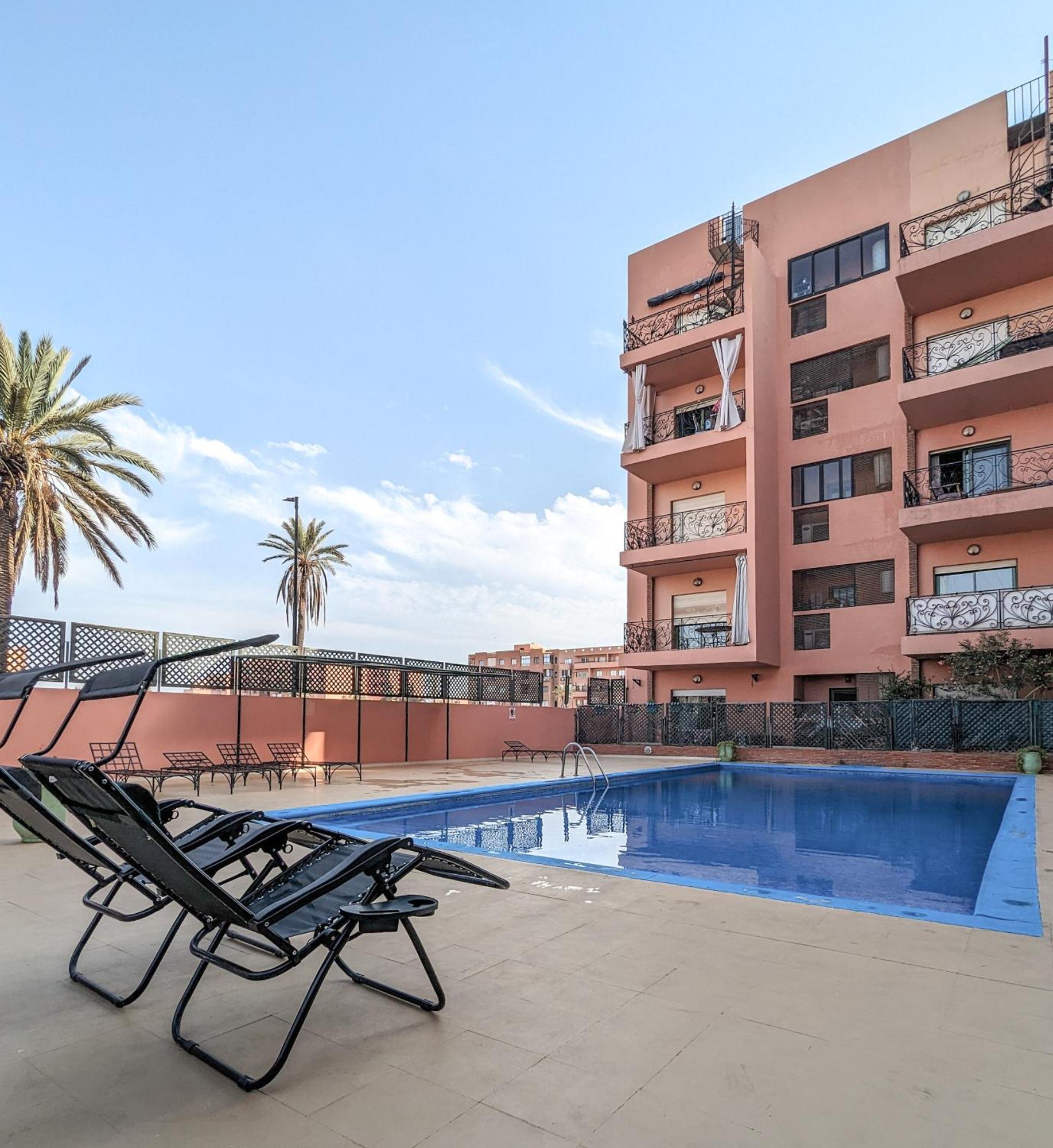 Apartement Panoramic View Majorelle Garden With Pool Marrakesh Exterior photo
